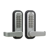 LockeyUSA 2835MGDC Marine Grade Double Combination Mechanical Keyless Lever Lock with Passage