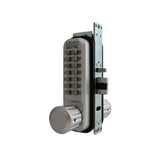 LockeyUSA 2930 Mechanical Keyless Narrow Stile Passage Knob Lock
