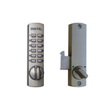 LockeyUSA C150SN Satin Nickel Mechanical Hook Bolt Keyless Digital Combination Lock