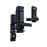 LockeyUSA GL2JBMG Jet Black SUMO GL2 Surface Mount Gate Lock