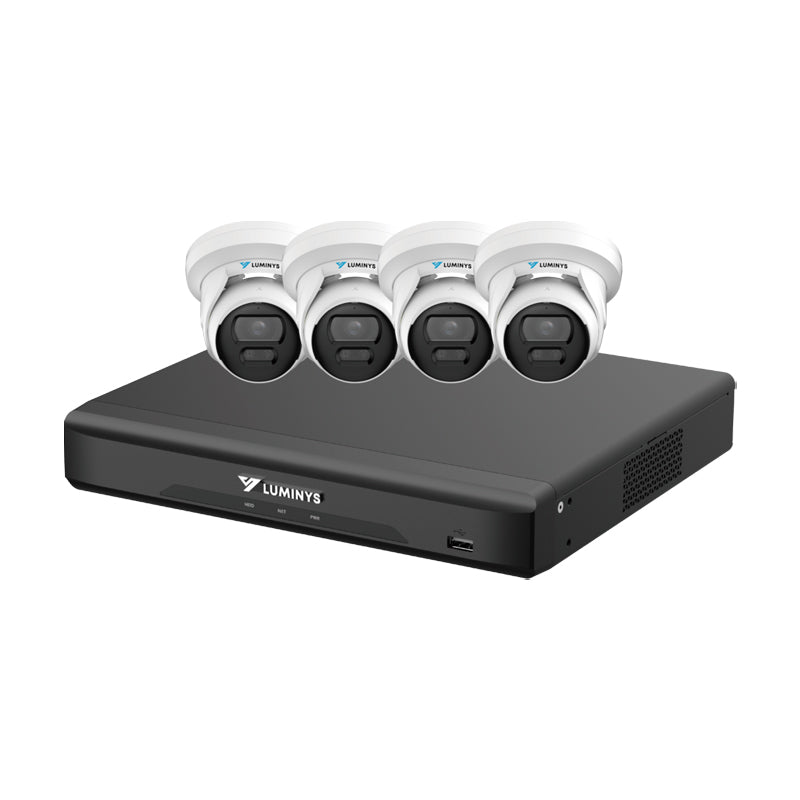 Luminys K54-4D1A2 4-Channel 5MP LumiDeterrent IP Bundle