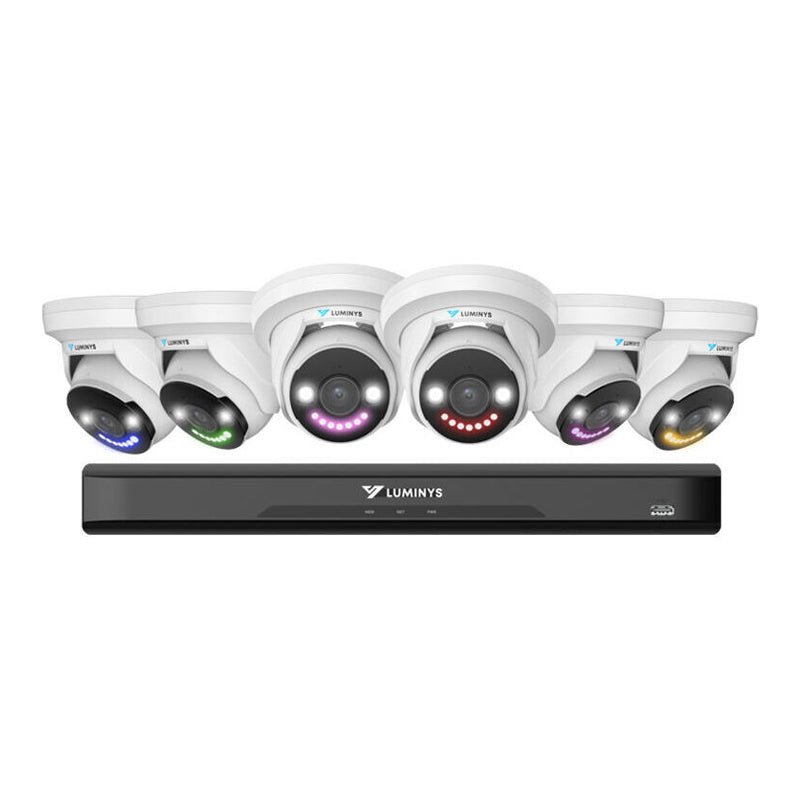 Luminys K86-8B2A4 8-Channel 8MP LumiLightBand IP Bundle Kit