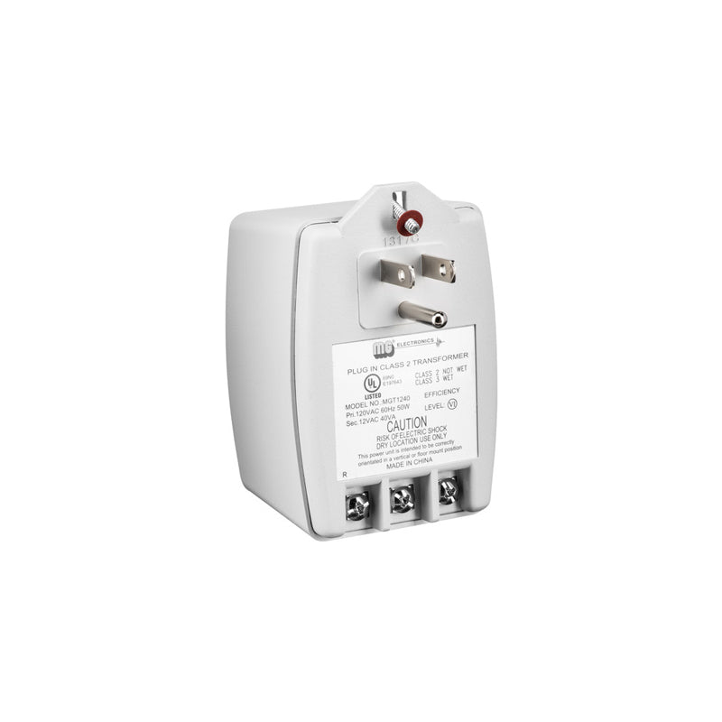 MG Electronics MGT1240 12 VAC 40VA Class II Power Supply Transformer
