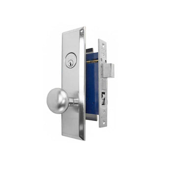 Marks USA 114A/26D-LH Left-Hand Satin Chrome Metro Mortise Entry Lock