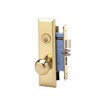 Marks USA 7NY10A/3-Y-RH Bright Brass Right-Hand Grade 2 Mortise Entry Lock