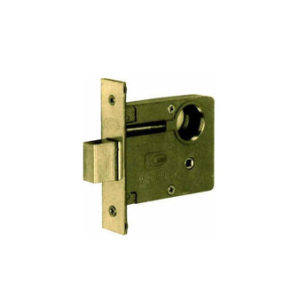 Marks USA Series2/3 Bright Brass Deadlock Mortise Body Only