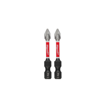 Milwaukee Tool 48-32-4961 2-Pack SHOCKWAVE Impact Duty 2-inch PH1 Bit