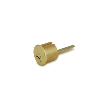 MuL-T-Lock 008J-RIMO-05-D Bright Brass Junior Rim and Mortise Cylinder