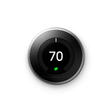Nest T3016US Carbon Black 3rd Generation Learning Thermostat