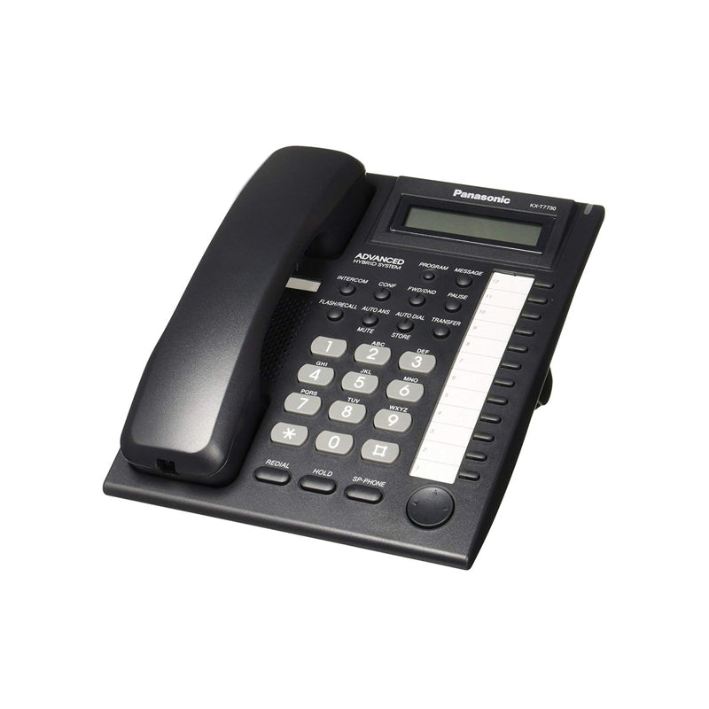 Panasonic KX-T7730-B Black 12-Line LCD Speaker Phone