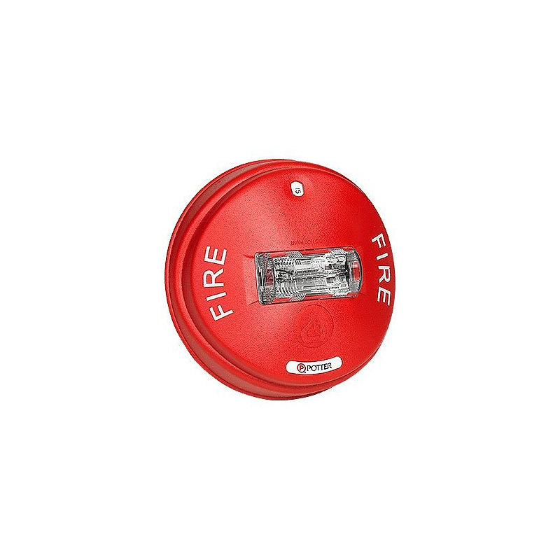 Potter CS-24R Ceiling Mount Red Selectable Strobe