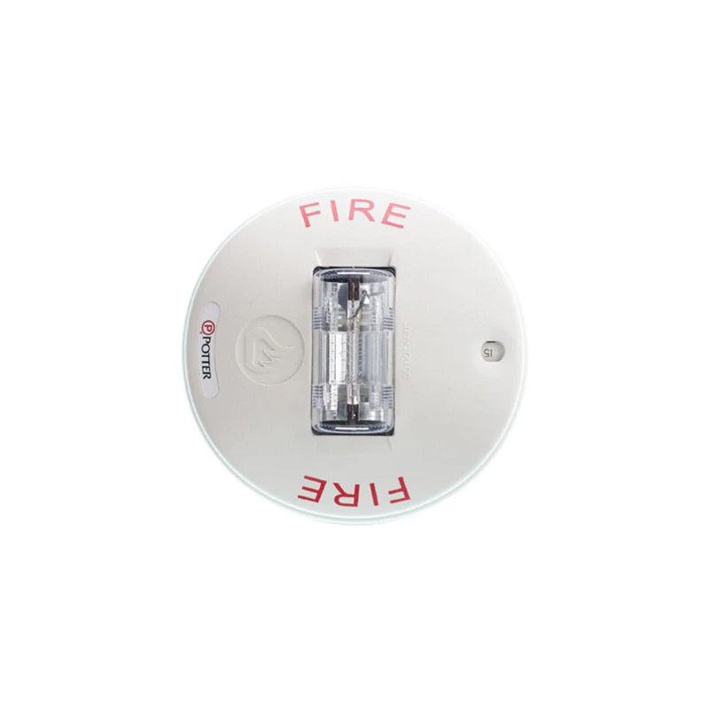 Potter CS-24W White Ceiling Mount Selectable Strobe