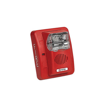 Potter S-24WW Selectable Candela Wall Mount Red Strobe