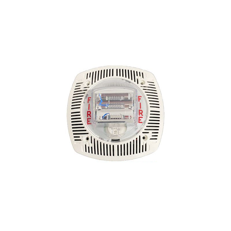 Potter SPKSTR-24WLPW Low-Profile Evacuation Speaker White Strobe