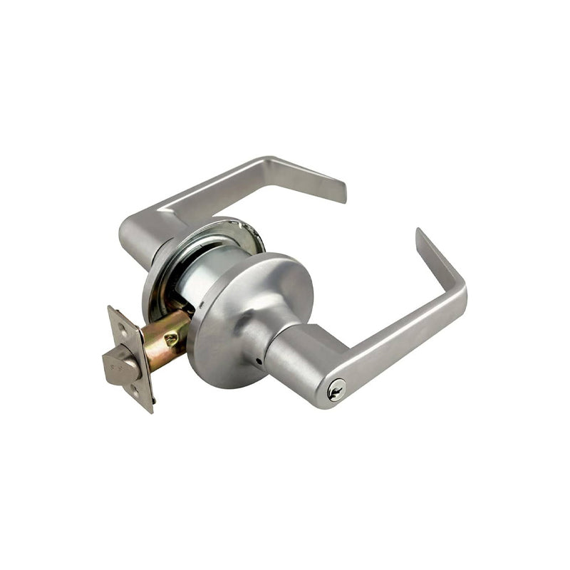 S. Parker ASL8160A26DKD Dull Chrome Grade 2 Entry Cylinder Lock