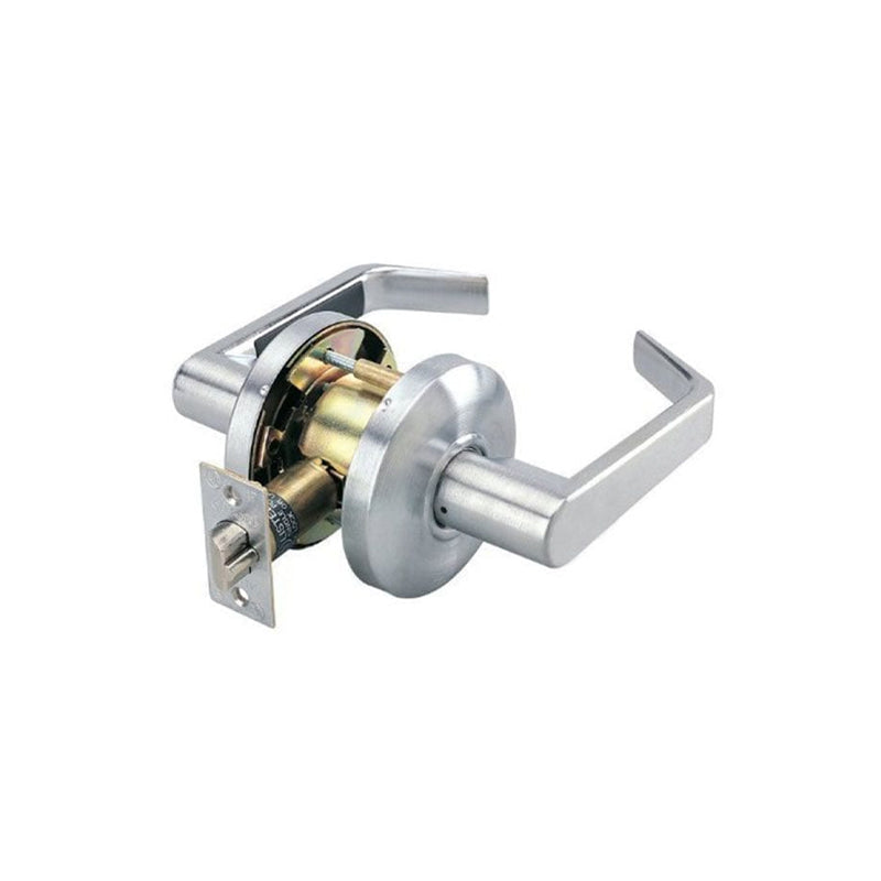 S. Parker ASL8160N26D Dull Chrome Grade 2 Passage Cylinder Lock