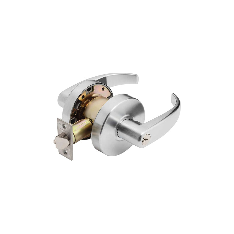 S. Parker ASL8160R26D Dull Chrome Grade 2 Classroom Cylinder Lock