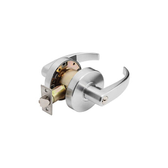 S. Parker ASL8160R26D Dull Chrome Grade 2 Classroom Cylinder Lock