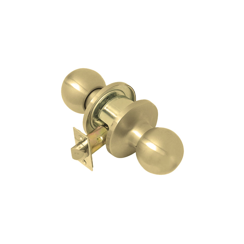 S. Parker B2638PB Polished Brass Cylindrical Passage Lock