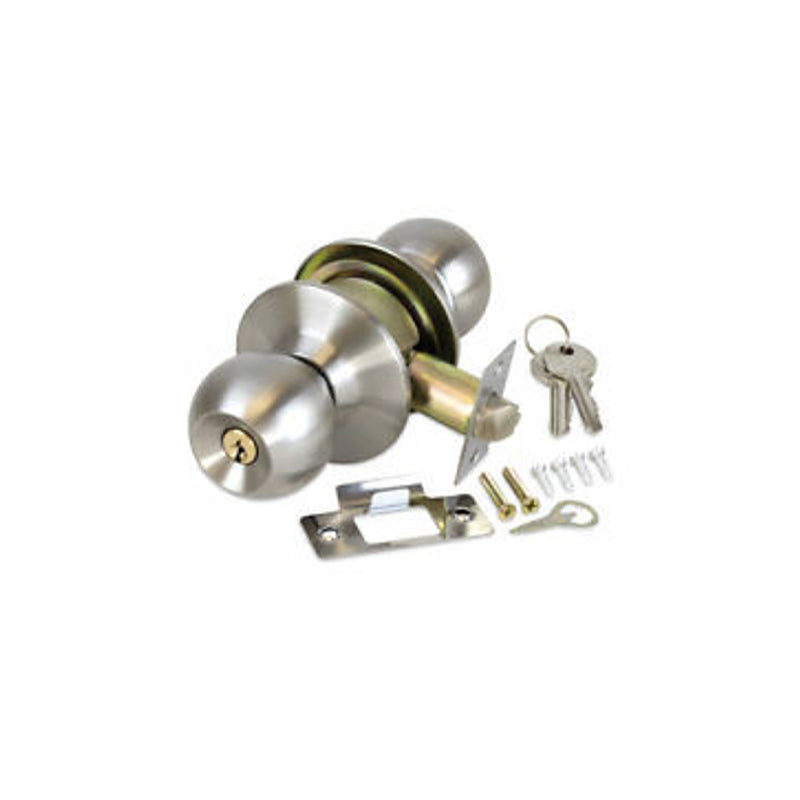 S. Parker B9160A32KD Stainless Steel Entry Cylindrical Lock