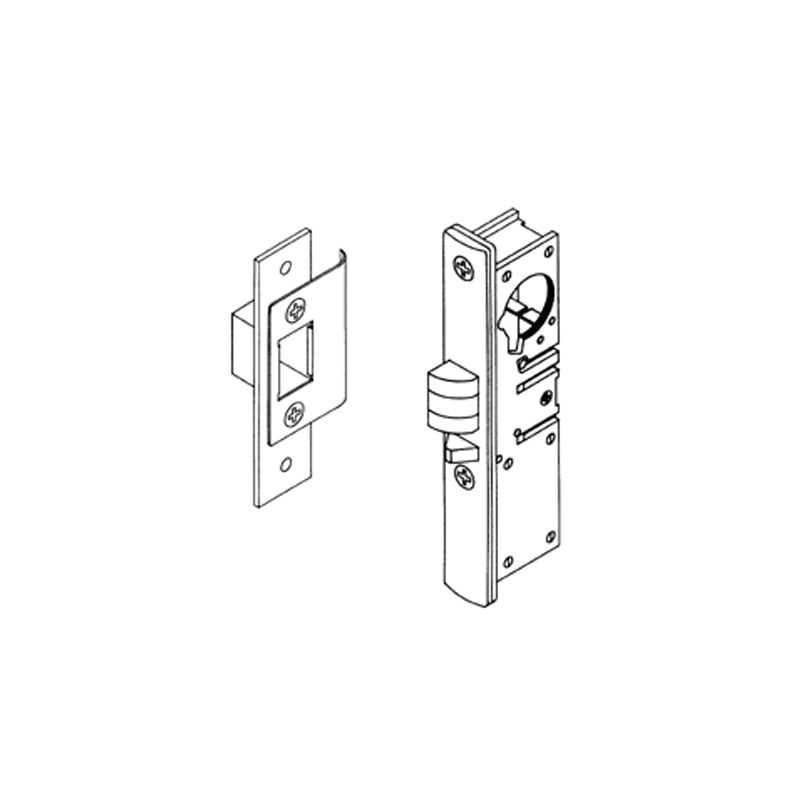 S. Parker 6201DURLH Duranodic Left-Hand Narrow Stile Latch