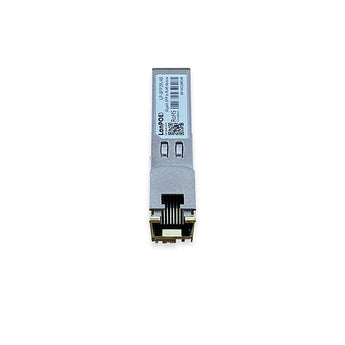 LanPoE gigabit sfp to rj45 module front view