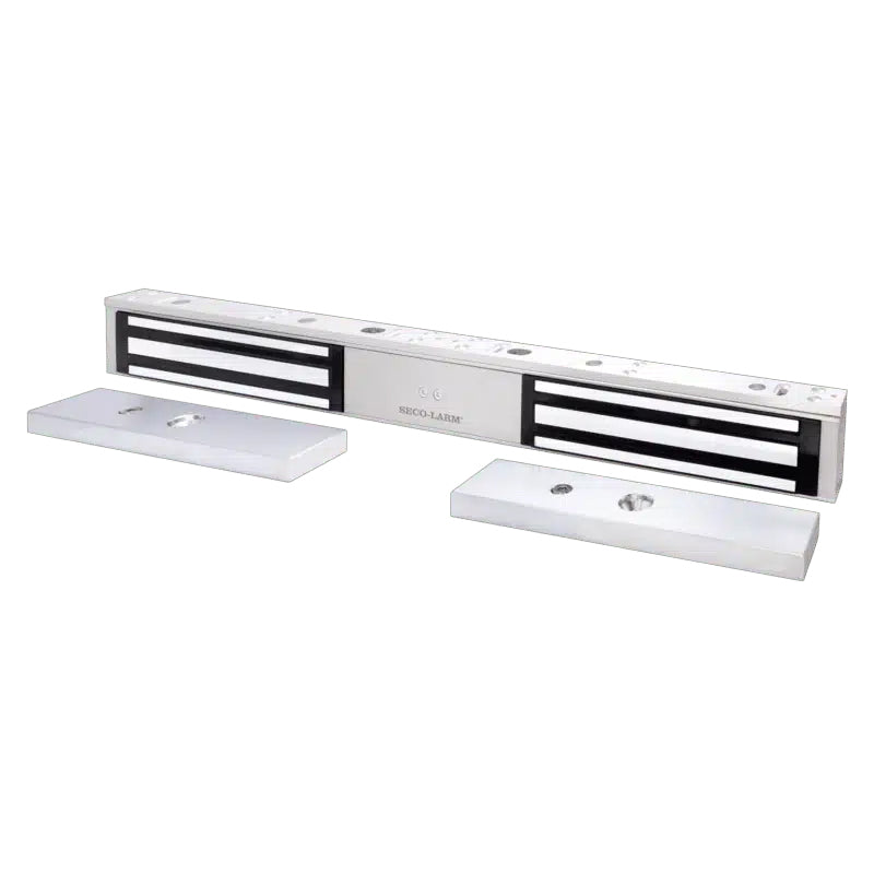 Seco-Larm E-941DA-600PQ 600-lb UL Listed Double-Door Electromagnetic Lock with Bond Sensor