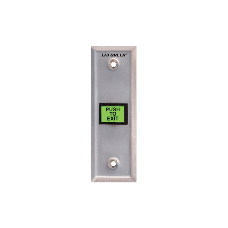 Seco-Larm SD-7103GC-PTQ Slimline Illuminated RTE Wall Plate with Built-in Timer