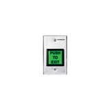 Seco-Larm SD-7202GC-PEQ 2-inch Square Illuminated Pushbutton Request-to-Exit Plate