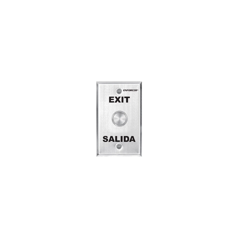 Seco-Larm SD-7204SGEX1Q Vandal-Resistant Push-to-Exit Single Gang Wall Plate