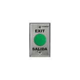 Seco-Larm SD-7213-GSP Single-gang Slimline Green Request-to-Exit Plate with Pneumatic Timer