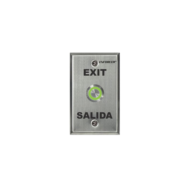 Seco-Larm SD-7275SGEX1Q Single-gang Multicolor Illuminated Vandal-Resistant RTE Plate