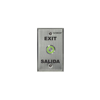 Seco-Larm SD-7275SGEX1Q Single-gang Multicolor Illuminated Vandal-Resistant RTE Plate
