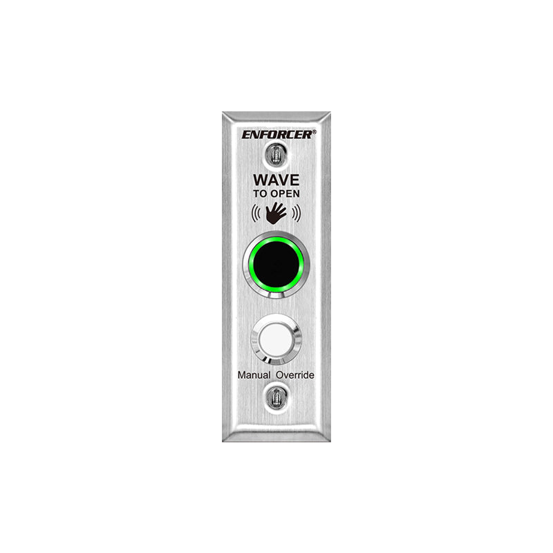 Seco-Larm SD-9163-KSVQ English Slimline Outdoor Wave-to-Open Sensor with Manual Override