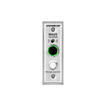 Seco-Larm SD-9163-KSVQ English Slimline Outdoor Wave-to-Open Sensor with Manual Override
