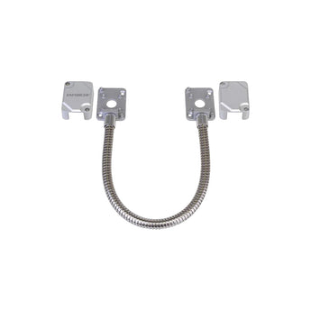 Seco-Larm SD-969-M15Q/S Silver 15-inch Armored Electric Door Cord with Removable Covers