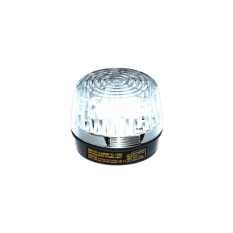 Seco-Larm SL-126Q/C Clear 6-12VDC Xenon Tube Strobe Light