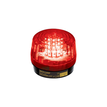Seco-Larm SL-1301-SAQ/R Red LED Strobe Light with Siren