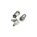 Seco-Larm SS-090-2H0 SPST #1300 Tubular Keylock Switch