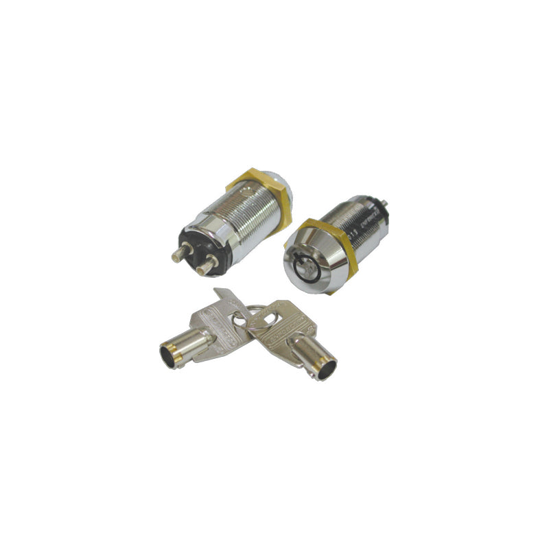 Seco-Larm SS-095-1H0 #1300 SPST 2-Terminal Tubular Key Lock