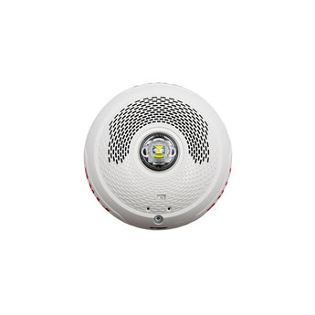 System Sensor SPSCWLED White L-Series Indoor Speaker Ceiling-Mounted LED Strobe