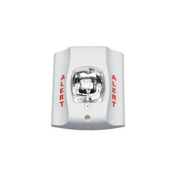System Sensor SW-CLR-ALERT White Wall Mount Candela Strobe