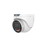 Uniview IPC3638SE-ADF28KMC-WP-I1 8MP Dual-light Eyeball Warning Turret Camera