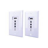 Vanco EVWP2006 HDMI Over Single Cat5e/Cat6 Cable Wall Plate Extender With PoE