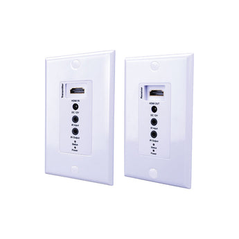 Vanco EVWP2006 HDMI Over Single Cat5e/Cat6 Cable Wall Plate Extender With PoE