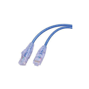 Vanco SCAT6-1BU Blue 1-Foot Non-Booted Super Slim CAT6 Network Patch Cable
