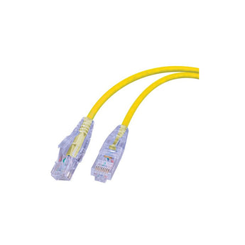 Vanco SCAT6-1YL Yellow 1-Foot Non-Booted Super Slim CAT6 Network Patch Cable