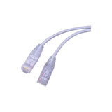 Vanco SCAT6-3WH White 3-Foot Non-Booted Super Slim CAT6 Network Patch Cable