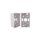 Vertical Cable 022-118WH White Single-Gang Junction Box