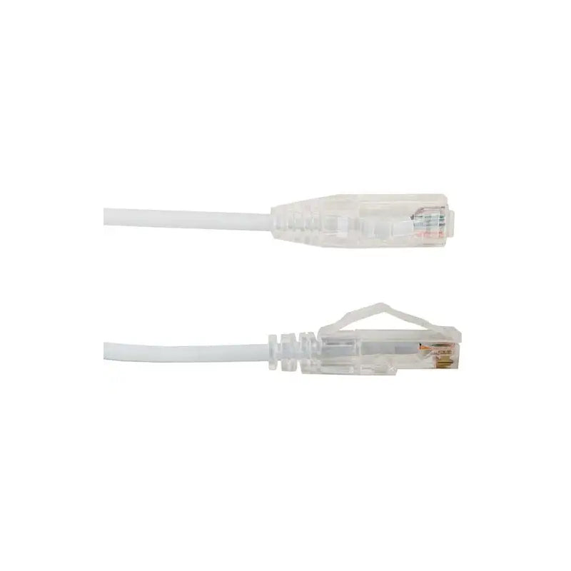 Vertical Cable 077-2080/10WH White 10-Foot CAT6A Slim Type Mold-Injection-Snagless Patch Cord